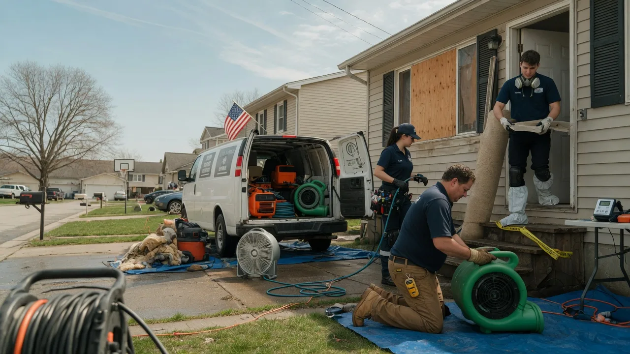 Water Damage Restoration in Serena, IL near me